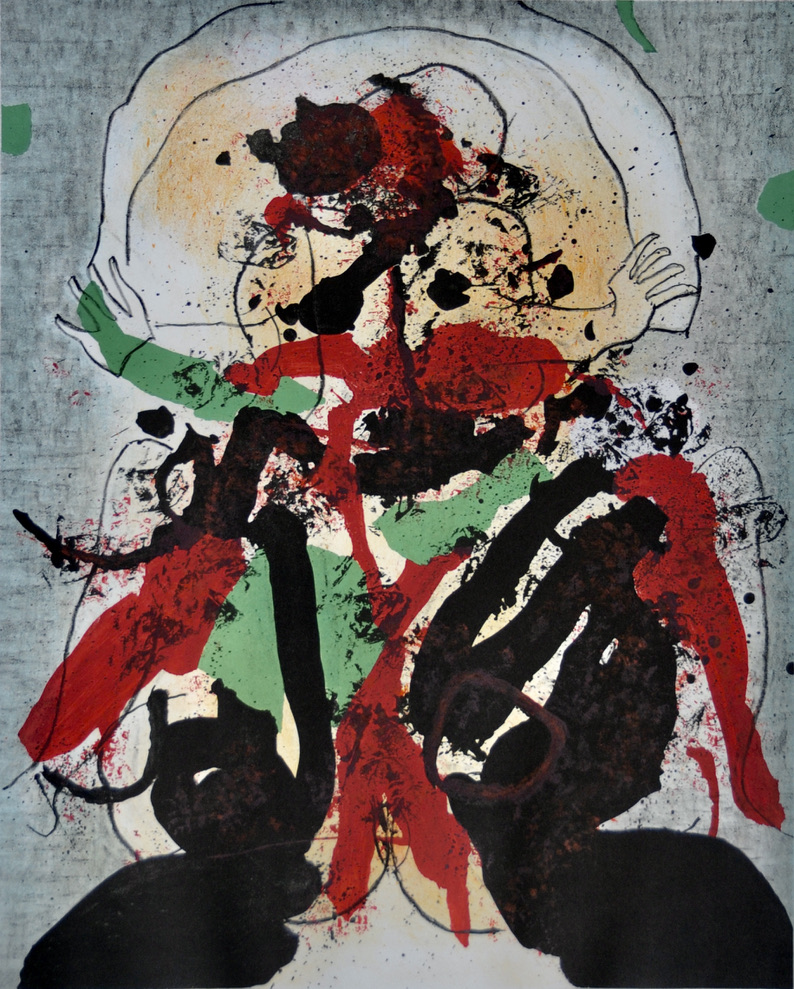 Schamane – 2005, Lithografie, 52 x 42 cm